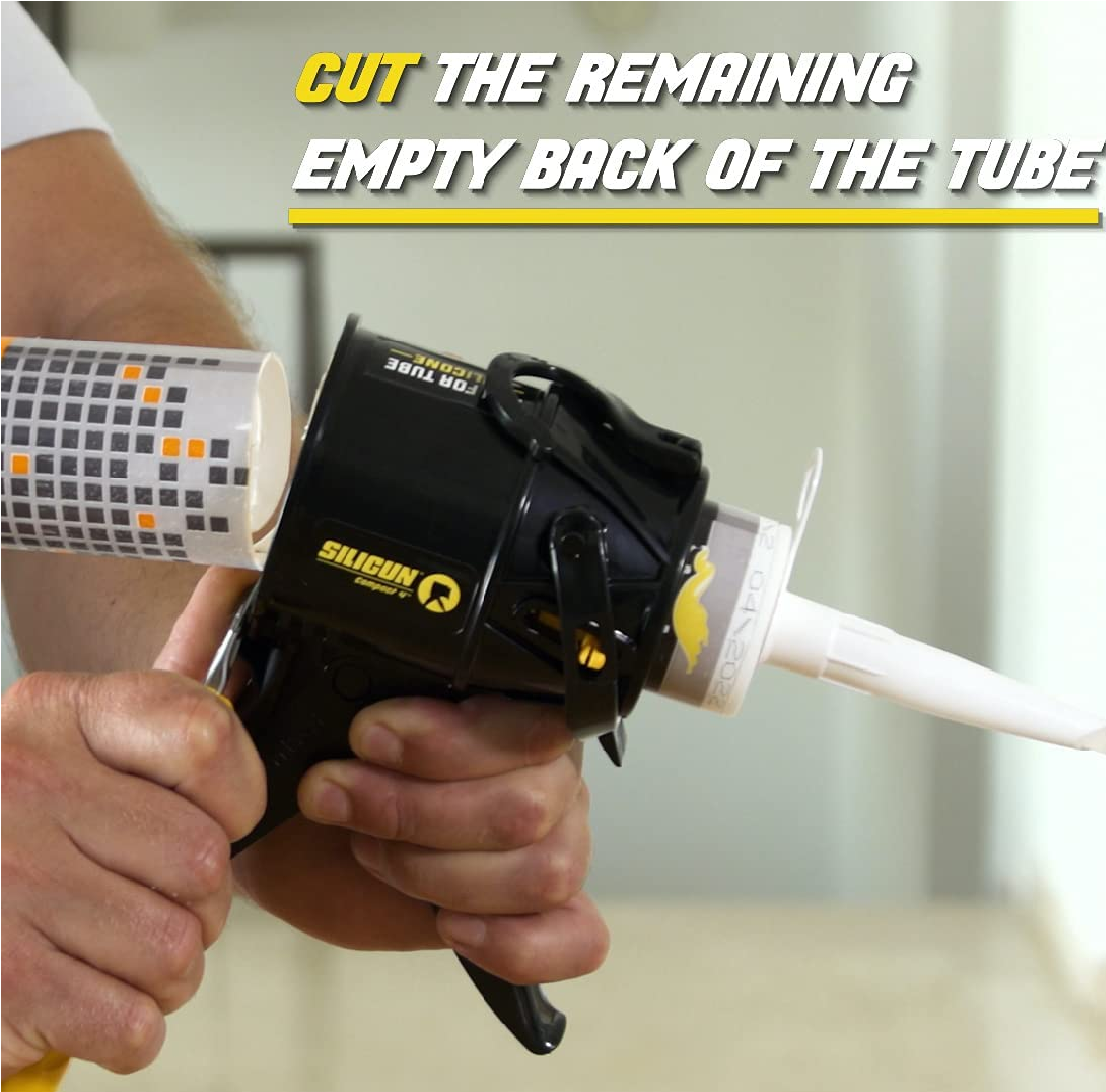 SILIGUN Anti Drip Extreme Duty Caulking Gun COMPACT 4